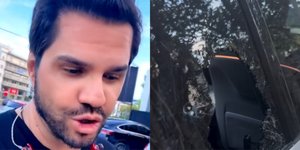 Ο Γιώργος Τσαλίκης ανέβασε βίντεο με το σπασμένο αυτοκίνητό του 