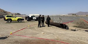 Συντρίμμια πυραύλων των Χούθι κοντά στη Μέκκα