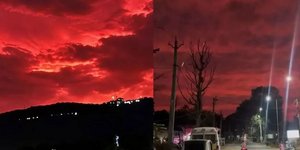 κόκκινος ουρανός Ινδία