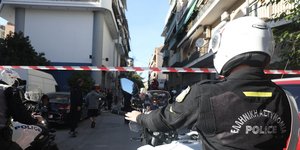 Φωτογραφία από το σημείο της έκρηξης