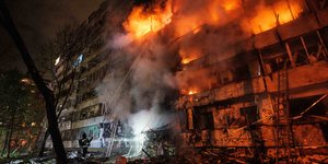 Ρωσική πυραυλική επίθεση στο Κίεβο