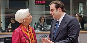 Κριστίν Λαγκάρντ, Κυριάκος Πιερρακάκης