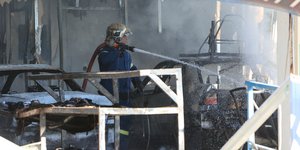 Έκρηξη σε συνεργείο στην Λάρισα