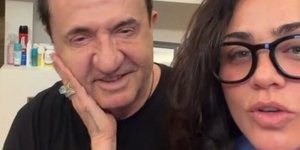 Ο Λευτέρης Πανταζής με την κόρη του Κόνι Μεταξά