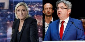  Οι Λεπέν και Μελανσόν οδεύουν προς τον δεύτερο γύρο των προεδρικών εκλογών