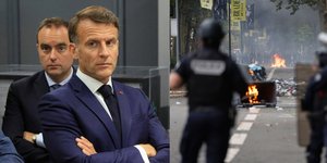 Μακρόν με Λεκορνί και επεισόδια στη Γαλλία