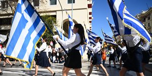 Μαθητική παρέλαση στη Θεσσαλονίκη
