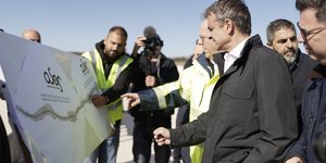 Ο Κυριάκος Μητσοτάκης στο Κιλκίς