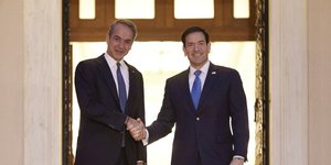 Κυριάκος Μητσοτάκης και Μάρκο Ρούμπιο