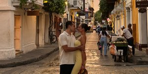 Η Νεφέλη Λιβιεράτου με τον σύντροφό της, Γιάννη Δαλακούρα