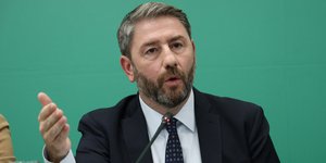 Ο πρόεδρος του ΠΑΣΟΚ, Νίκος Ανδρουλάκης