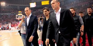 Οι Αγγελόπουλοι μαζί με τον Γιαννακόπουλο 