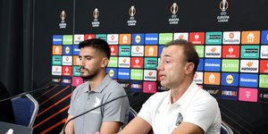 Ο Χρήστος Κόντης με τον Αχιλλέα Πούγγουρα