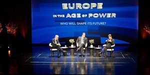 O Κυρ. Πιερρακάκης με τον διεθνώς αναγνωρισμένο συγγραφέα, Τζουλιάνο ντα Έμπολι