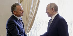 Ο Βλαντιμίρ Πούτιν με τον Στιβ Γουίτκοφ