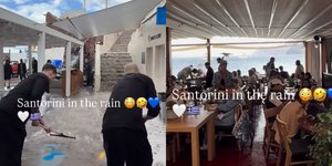 Σαντορίνη: Σάλος με βίντεο από εστιατόριο 