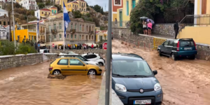 κακοκαιρία στη Σύμη