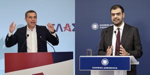 Αλέξης Τσίπρας και Παύλος Μαρινάκης