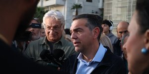 Αλέξης Τσίπρας με αλιείς στη Θεσσαλονικη