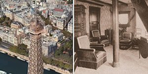 Το 1889, ο σχεδιαστής του πύργου, ο Γουστάβος Άιφελ, είχε φτιάξει για τον εαυτό του ένα μικρό διαμέρισμα κοντά στην κορυφή του νέου θαύματος του κόσμου / WIKIPEDIA