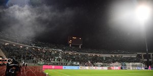 Οι οπαδοί του Παναθηναϊκού στον Βόλο