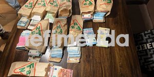 Χρήματα που βρέθηκαν στο σπίτι του ιδιοκτήτη της Pizza Fan