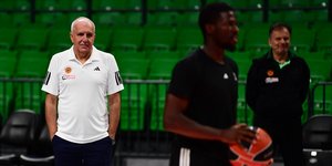 Ο Ζέλικο Ομπράντοβιτς στην Media Day και προπόνηση του Παναθηναϊκού AKTOR