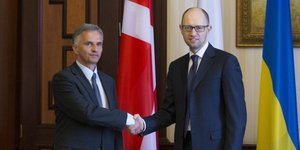 Διπλωματική γκάφα στην Ουκρανία: Υποδέχθηκαν τον Ελβετό πρόεδρο