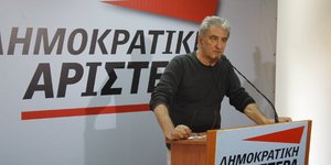 Ο Λυκούδης θέτει όρους για την παραμονή Κουβέλη -Η πολιτική που ακολουθήσαμε μας