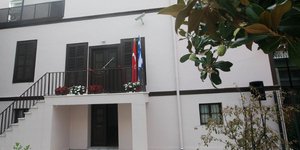 Tο τουρκικό προξενείο/φωτογραφία: eurokinissi
