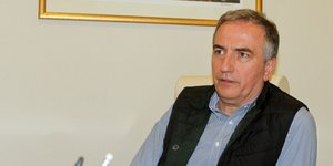 Ο Σταύρος Καλαφάτης/ Φωτογραφία intime news