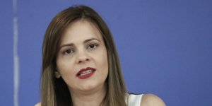 Η Έφη Αχτσιόγλου /Φωτογραφία intime news