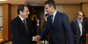 Επιστολή στον κ. Αναστασιάδη έστειλε ο κ. Μητσοτάκης (Φωτογραφία: EUROKINISSI/ΣΤΕΛΙΟΣ ΜΙΣΙΝΑΣ)