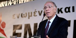 Ο Βασίλης Λεβέντης/ Φωτογραφία intime news