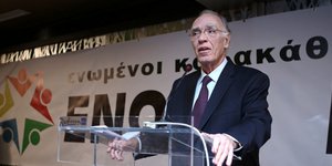 Ο Βασίλης Λεβέντης/ Φωτογραφία intime news