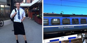 Το δικαίωμα στη φούστα ανακάλυψαν οι άνδρες οδηγοί τρένων στη Σουηδία 