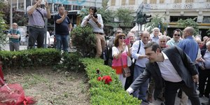Στη συμβολή των οδών Βενιζέλου και Ερμού / Φωτογραφία: intimenews ΤΟΣΙΔΗΣ ΔΗΜΗΤΡΗΣ