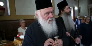 Ο Αρχιεπίσκοπος Ιερώνυμος /Φωτογραφία intime news