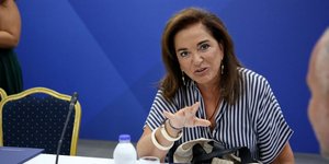 Η Ντόρα Μπακογιάννη/ Φωτογραφία intime news