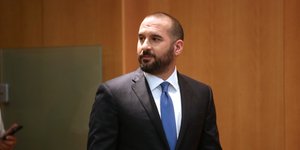 Ο Δημήτρης Τζανακόπουλος/ Φωτογραφία intime news