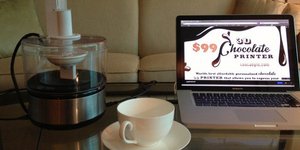 Eρχεται ο τρισδιάστατος παρασκευαστής σοκολάτας - Οταν η τεχνολογία συναντάει τη