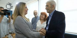 Συνάντηση με την επικεφαλής του Κινήματος Αλλαγής είχε το πρωί ο δήμαρχος Θεσσαλονίκης