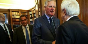 Στον Παυλόπουλο ο Mισέλ Μπαρνιέ