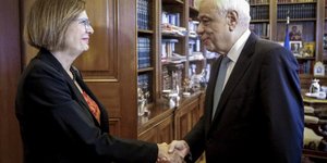 Στο Προεδρικό η Μυρσίνη Ζορμπά