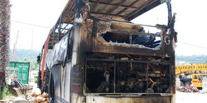 Φωτιά σε λεωφορείο του ΚΤΕΛ εν κινήσει – Δεν υπήρξαν τραυματίες