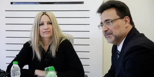 Συνάντηση της Φώφης Γεννηματά με κοσμήτορες του Ελληνικού Ανοικτού Πανεπιστημίου (Φωτο: Eurokinissi)