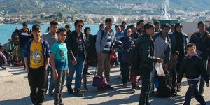 Μετανάστες/ Φωτογραφία αρχείου intime news