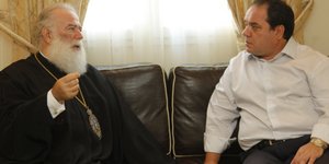 Συγκινημένος από το έργο της «Αποστολής» ο Πατριάρχης Αλεξάνδρειας Θεόδωρος  