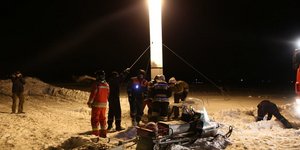 Ο πάγος έριξε το μοιραίο Αντόνοφ /Φωτογραφία: Russian Emergencies Ministry