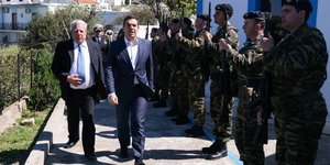 O πρωθυπουργός Αλέξης Τσίπρας στο Αγαθονήσι (Φωτογραφία: EUROKINISSI/ Γ.Τ. ΠΡΩΘΥΠΟΥΡΓΟΥ/ ANDREA BONETTI)
